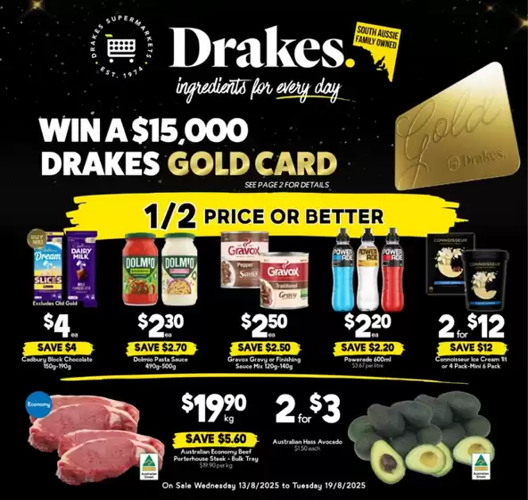 Drakes 13/08