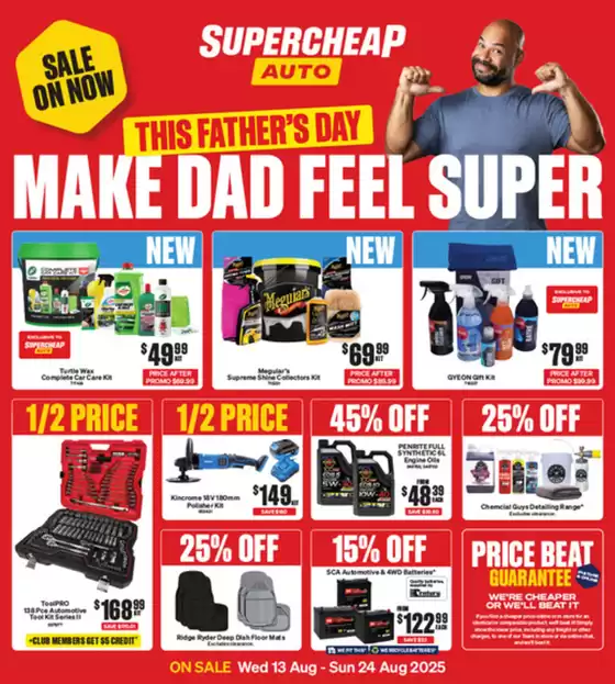 This Father's Day Make Dad Feel Super