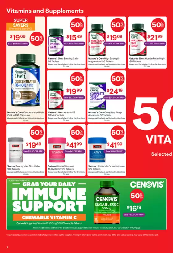 Vitamins Sale