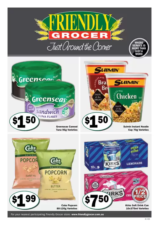 Weekly Specials