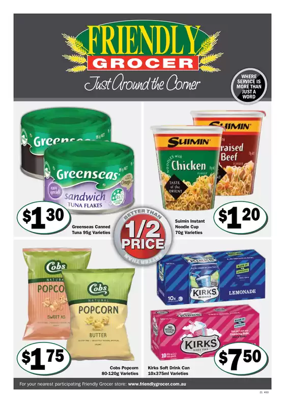 Weekly Specials