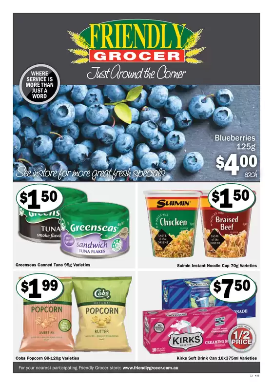 Weekly Specials