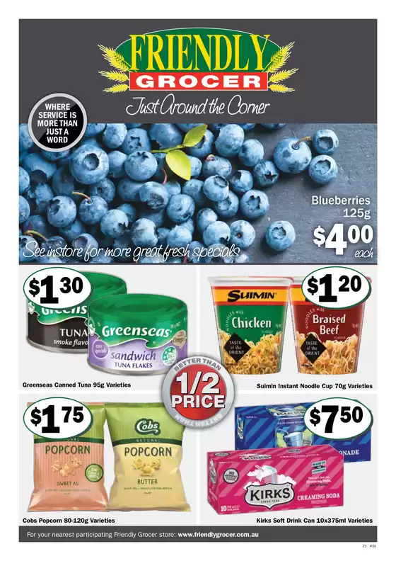 Weekly Specials