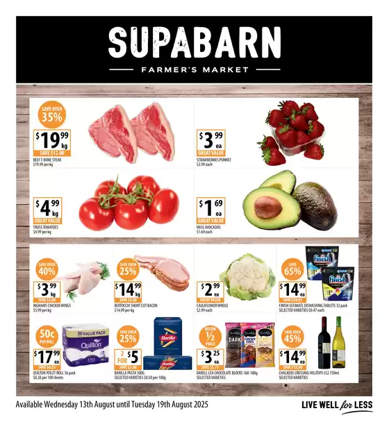 Weekly Specials 13/08