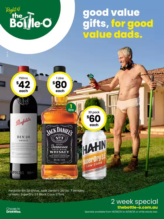Good Value Gifts, For Good Value Dads. 18/08