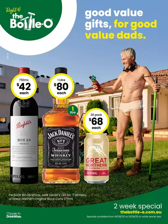 Good Value Gifts, For Good Value Dads. 18/08