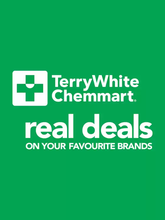 TerryWhite Chemmart catalogue | Real Deals! | 2025-08-21T00:00:00.000Z - 2025-09-09T00:00:00.000Z