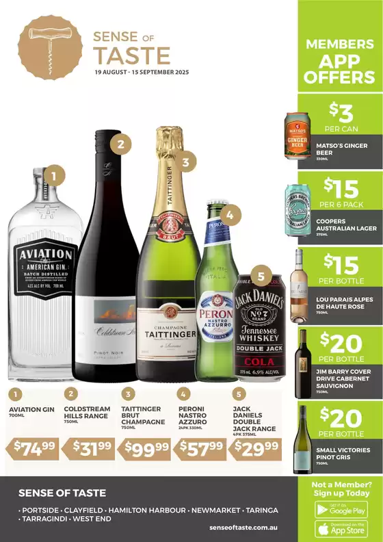 Sense of Taste catalogue in Melbourne VIC | August/September Catalogue | 2025-08-19T00:00:00.000Z - 2025-09-15T00:00:00.000Z