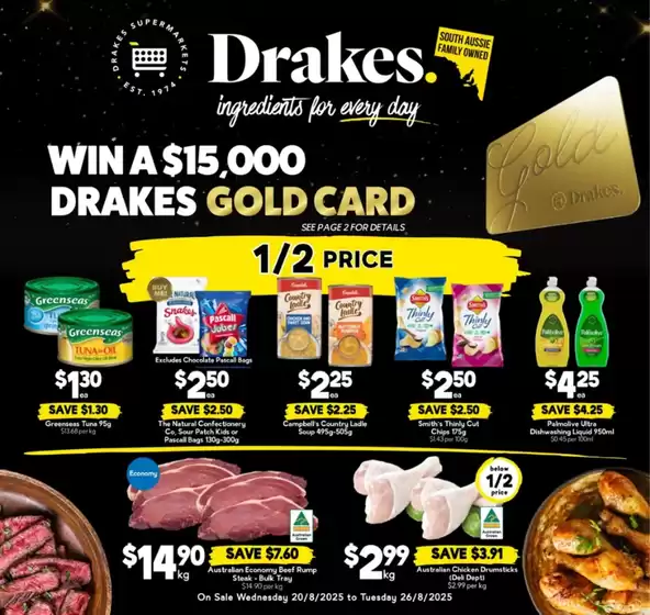 Drakes 20/08