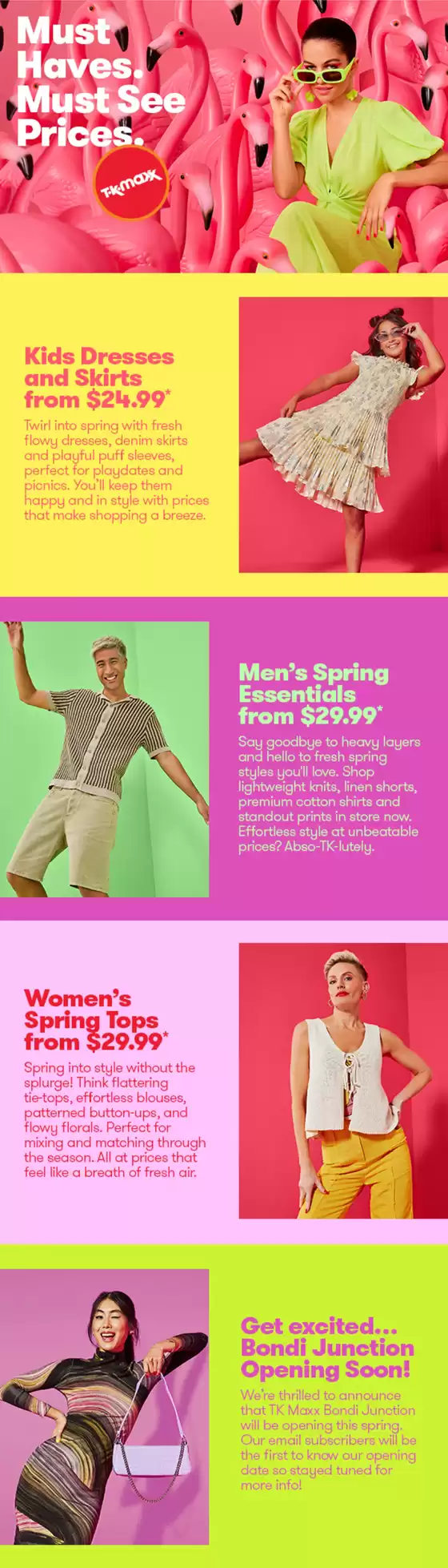 New Season Must-Haves, Must-See Prices