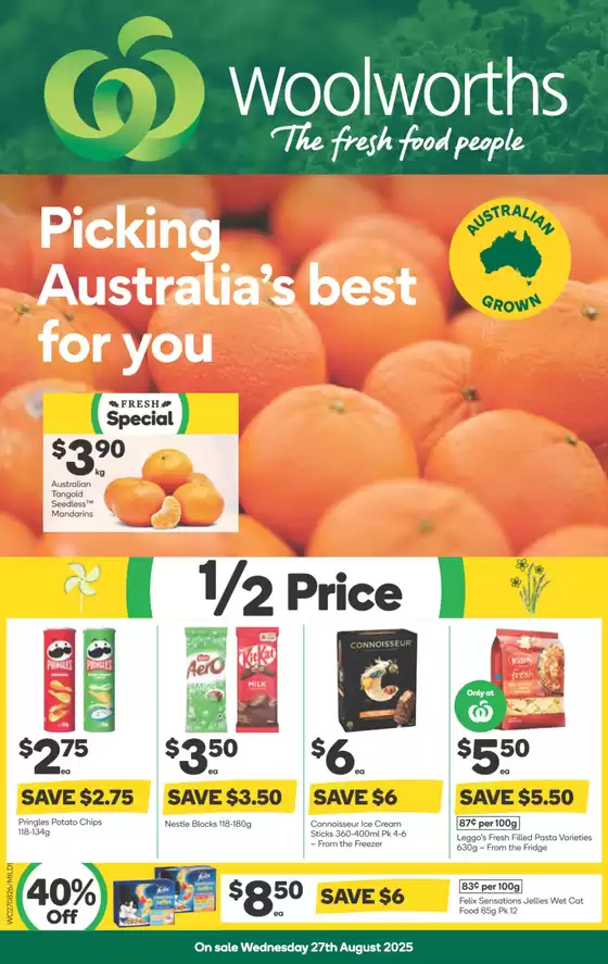Weekly Specials - 27/08
