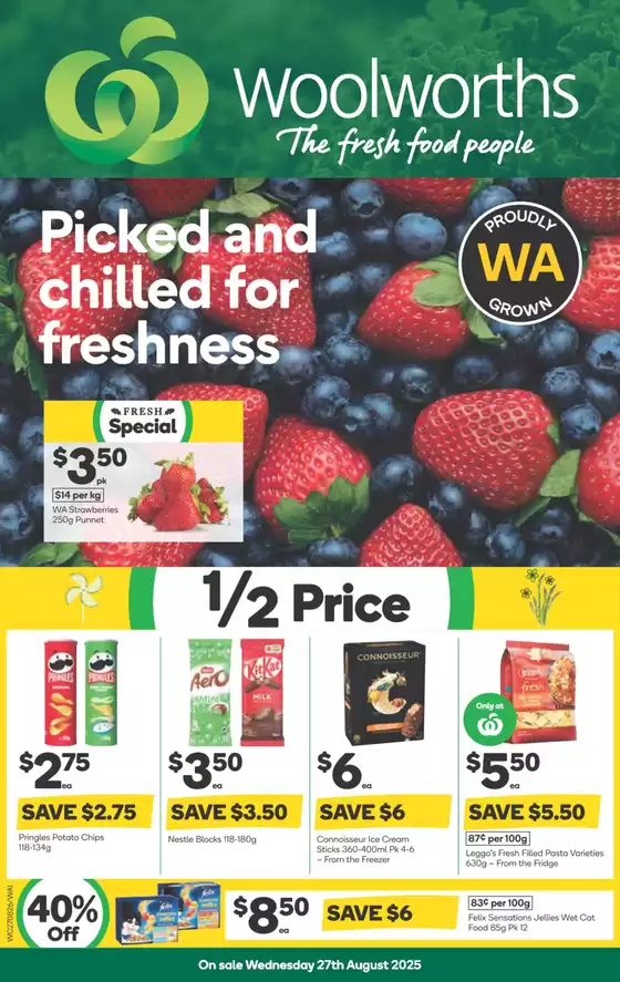 Weekly Specials - 27/08
