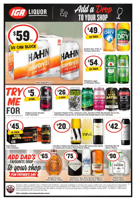 Weekly Specials
