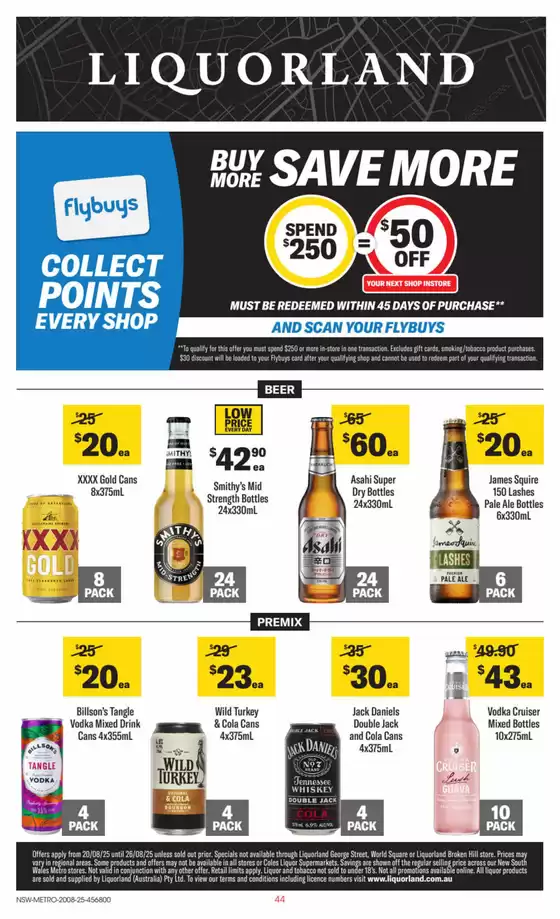 Liquorland catalogue in Sydney NSW | Weekly Specials | 2025-08-20T00:00:00.000Z - 2025-08-26T00:00:00.000Z
