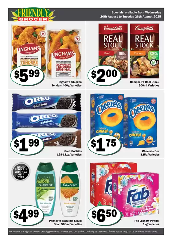 Weekly Specials