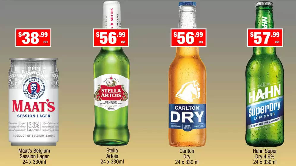 Liquor Stax catalogue specials