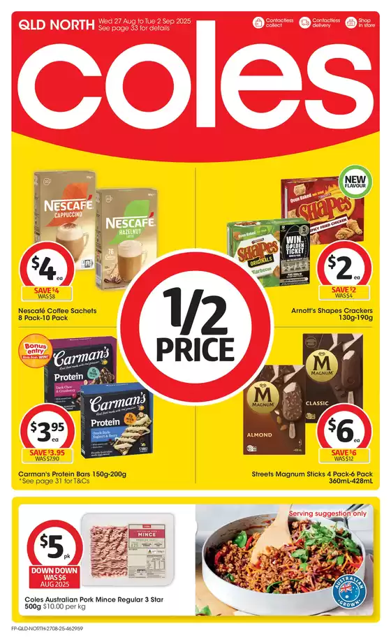 Coles catalogue in Rockhampton QLD | Coles Catalogue - 27th Aug | 2025-08-27T00:00:00.000Z - 2025-09-02T00:00:00.000Z