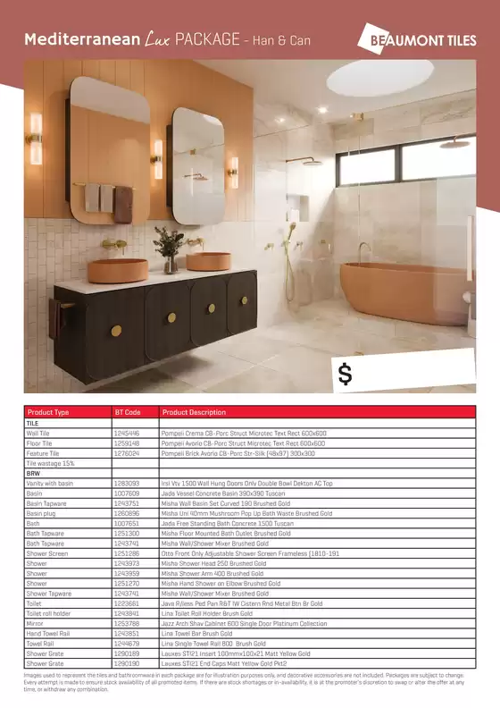 Mediterranean Lux Package