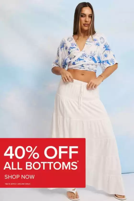 40% Off All Bottoms