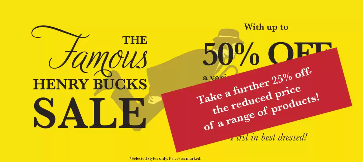 Henry Bucks catalogue in Sydney NSW | Sale! | 2025-08-25T00:00:00.000Z - 2025-09-25T00:00:00.000Z
