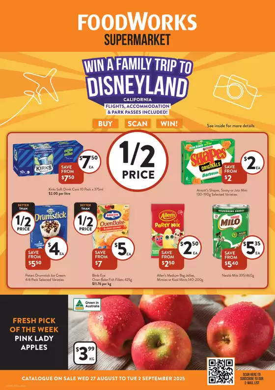 Foodworks catalogue | Supermarket | 2025-08-27T00:00:00.000Z - 2025-09-02T00:00:00.000Z