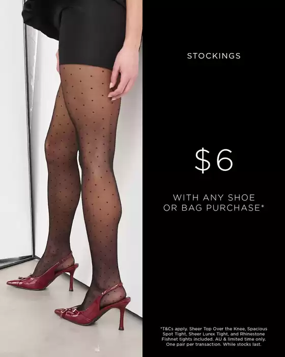 Stockings $6 With Any Shoe Of Bag Purchase