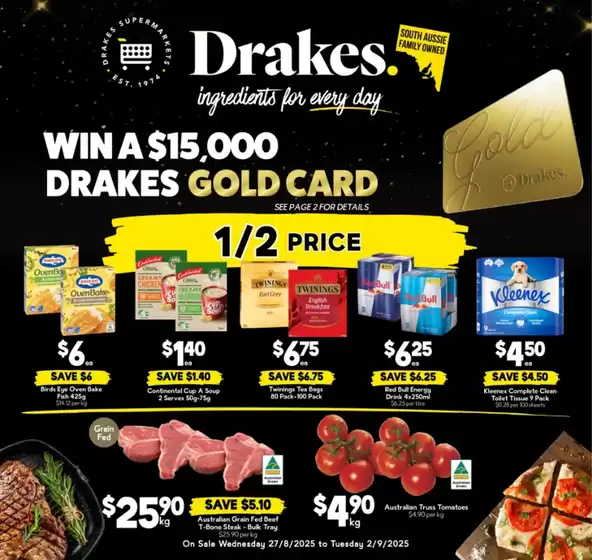 Drakes 27/08