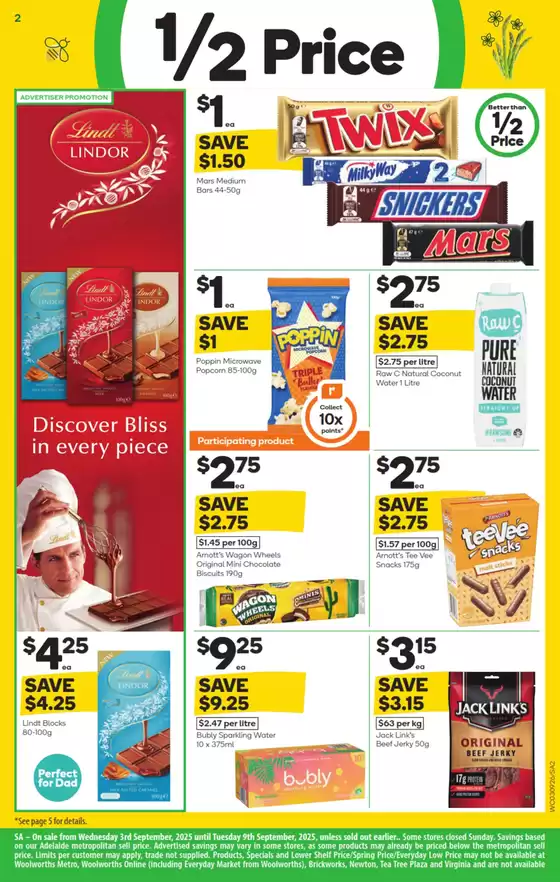 Weekly Specials - 03/09
