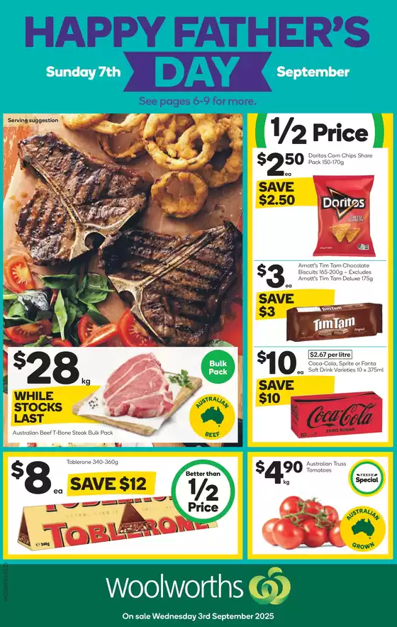 Weekly Specials - 03/09