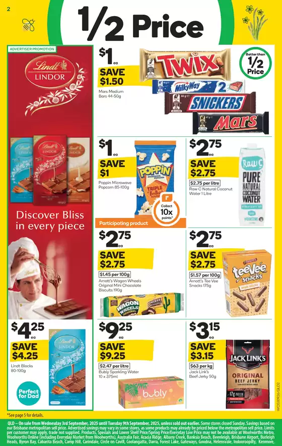Weekly Specials - 03/09