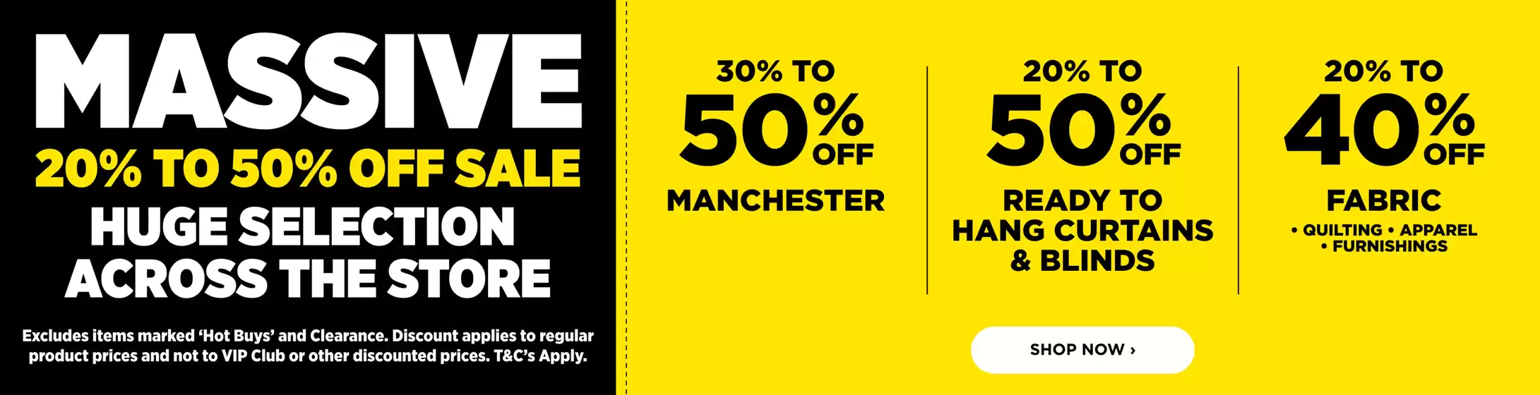 Massive Sale