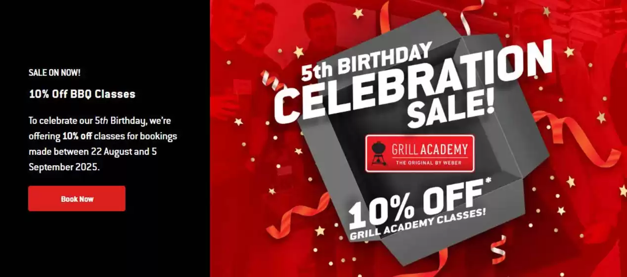 10% Off BBQ Classes