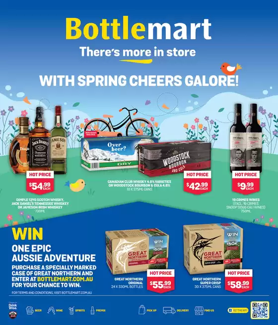 Bottlemart catalogue in Sydney NSW | There´s More In Store With Spring Cheers Galore! | 2025-08-27T00:00:00.000Z - 2025-09-09T00:00:00.000Z