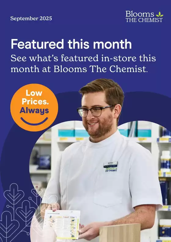 Blooms The Chemist catalogue | September 2025 | 2025-09-01T00:00:00.000Z - 2025-09-30T00:00:00.000Z