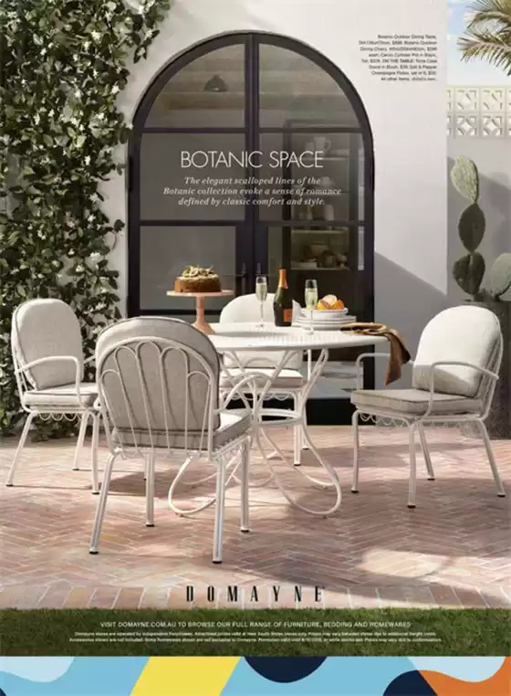 Domayne catalogue in Whittlesea VIC | Outdoor Al Fresco Reverie | 2025-09-01T00:00:00.000Z - 2025-11-09T00:00:00.000Z