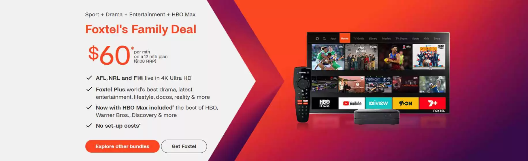 Foxtel's Family Deal 