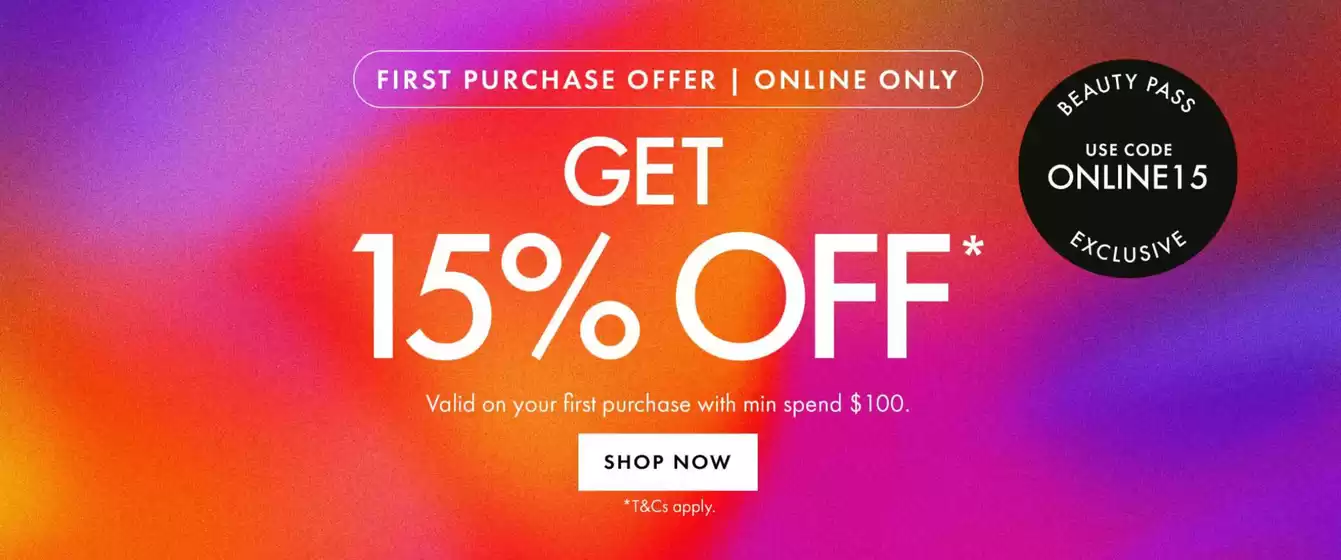 Get 15% OFF