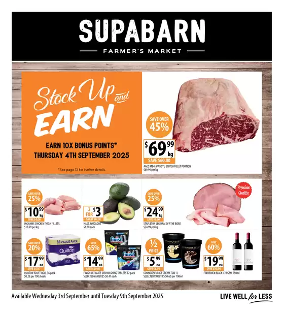 Weekly Specials 03/09