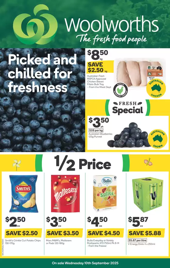 Weekly Specials - 10/09
