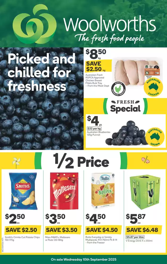 Weekly Specials - 10/09