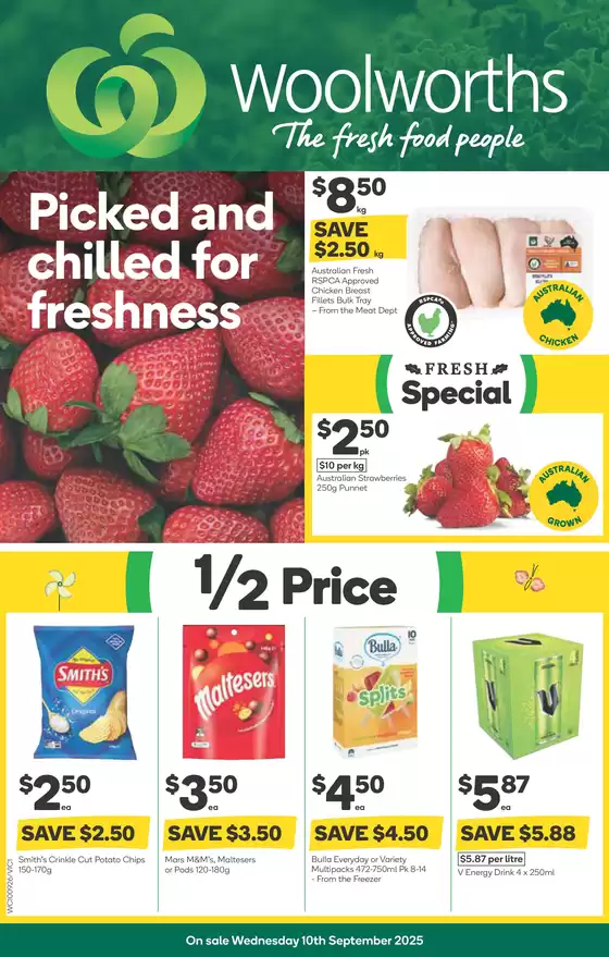 Weekly Specials - 10/09