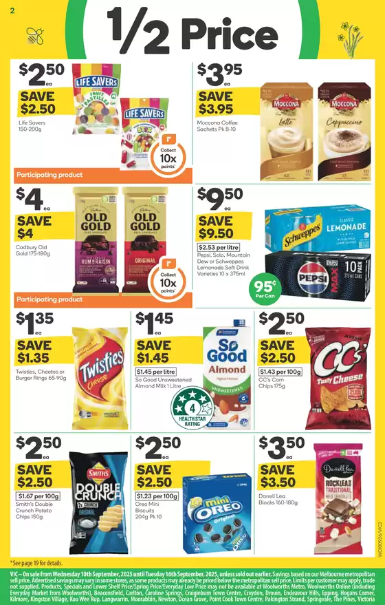 Weekly Specials - 10/09