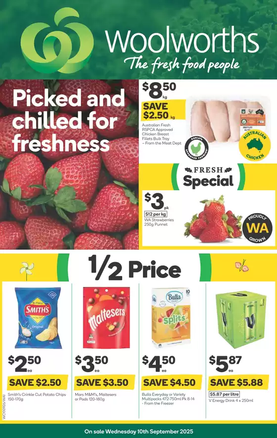 Weekly Specials - 10/09