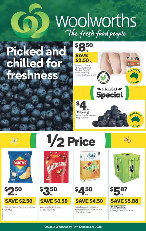 Weekly Specials - 10/09