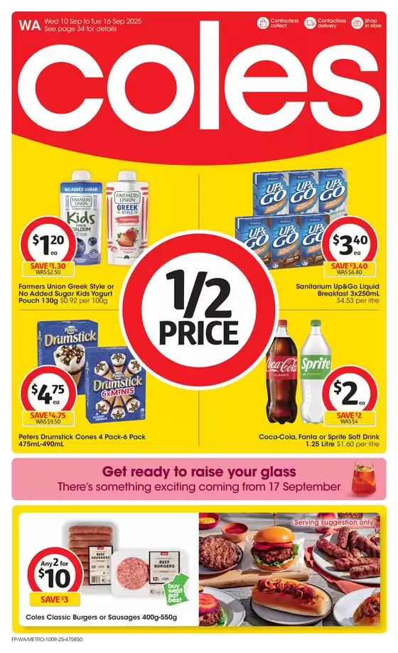Coles Catalogue - 10th September