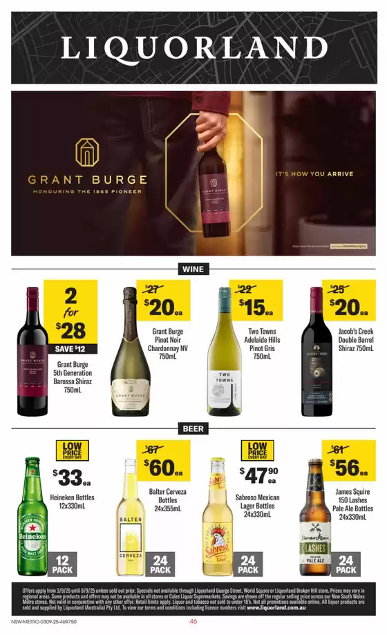 Liquorland catalogue in Melbourne VIC | Weekly Specials | 2025-09-03T00:00:00.000Z - 2025-09-09T00:00:00.000Z