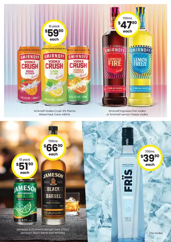 Good Value Booze, For Good Value Fans. QLD 08/09