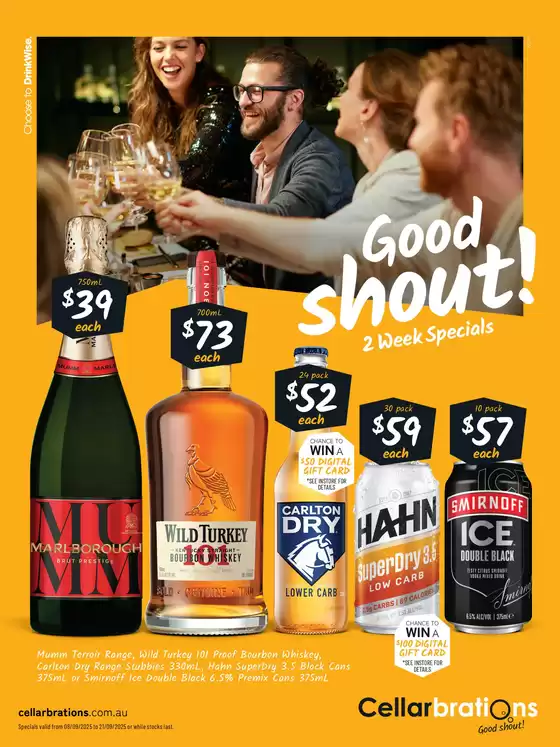 Cellarbrations catalogue | Good Shout! 08/09 | 2025-09-08T00:00:00.000Z - 2025-09-21T00:00:00.000Z