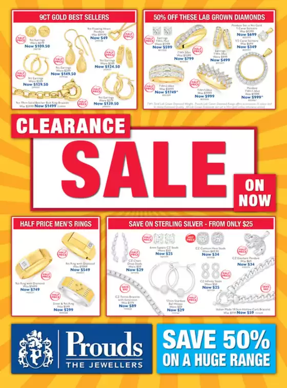 Prouds catalogue in Beachmere QLD | Clearance Sale on Now | 2025-09-08T00:00:00.000Z - 2025-10-05T00:00:00.000Z