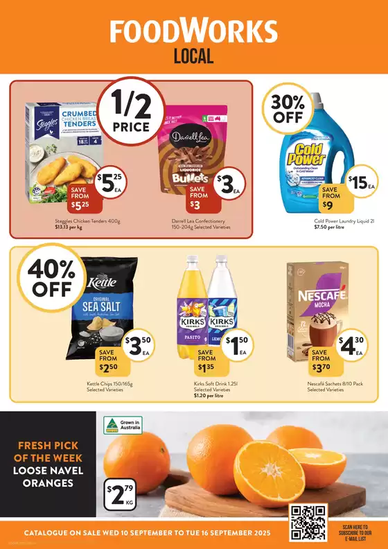 Foodworks catalogue in Newman WA | Local | 2025-09-10T00:00:00.000Z - 2025-09-16T00:00:00.000Z